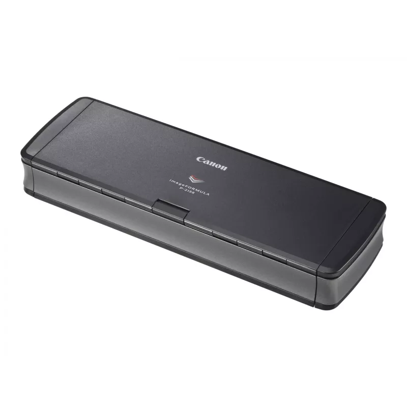Canon imageFORMULA P-215II escáner de documentos dúplex portátil, 216 x 1000 mm, 600 x 600 DPI, 24 bits, escáner de hojas sueltas, Negro, Gris, CMOS CIS