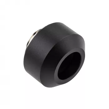 Racor para tubo rígido OPTIMUS 12 mm, negro – racor individual de anillo de compresión para tubos rígidos