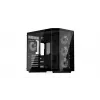Krux Empero KRXD010 caja de PC Midi Tower, ATX, cristal templado, 4 ventiladores ARGB de 120 mm, negra - GPU hasta 420 mm, disipador de CPU hasta 155 mm, 2x 3,5" + 3x 2,5" bahías