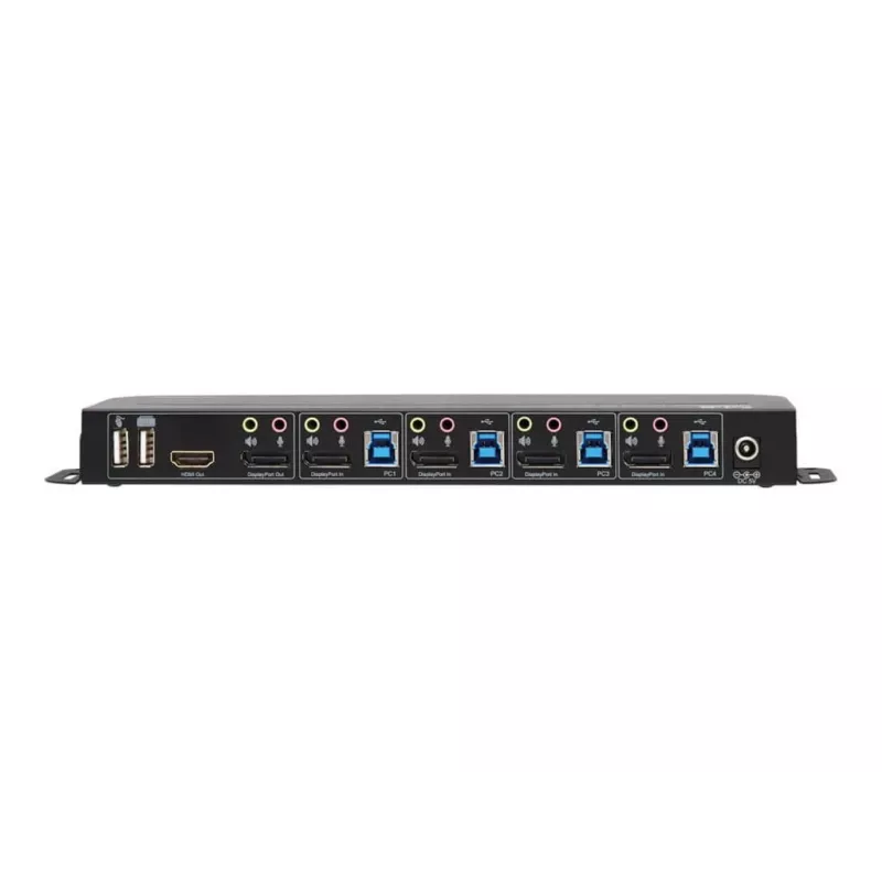 Tripp Eaton Tripp Lite Serie 4 puertos DisplayPort KVM con conexiones de consola duales (DP y HDMI)