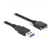Cable USB DeLOCK 83599 USB 3.2 Gen 1 3 m USB A Micro-USB B negro