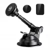Soporte para móvil Tellur MUM Magnetic ventosa ajustable Negro — soporte magnético ajustable para móvil