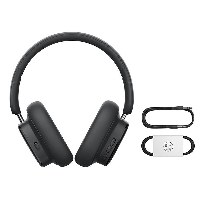 Baseus Bowie H1i Auriculares inalámbricos de diadema Llamadas/Música USB Type-C Bluetooth Negro