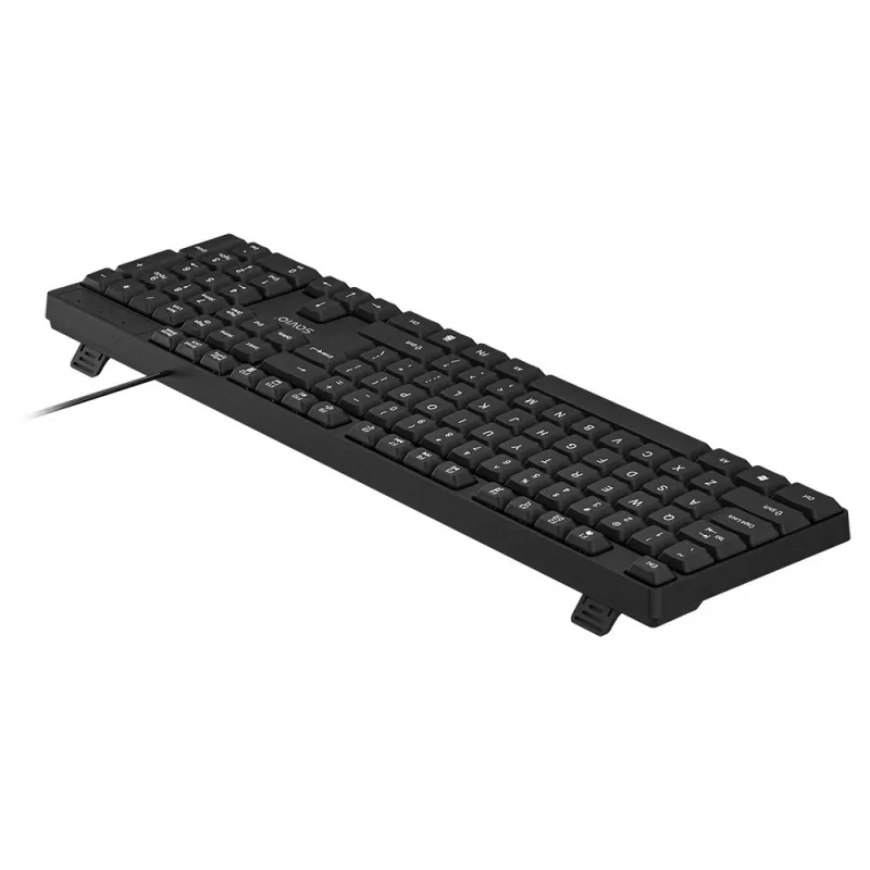 Savio KB-01 Teclado Home/Office USB QWERTY US Inglés Negro