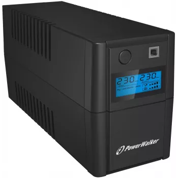 PowerWalker VI 850SE LCD/IEC SAI (sistema de alimentación ininterrumpida) Line-Interactive 0,85 kVA 480 W 4 tomas