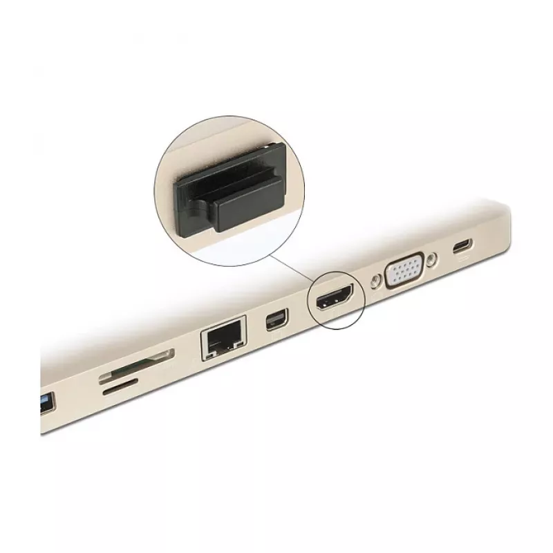 Tapa protectora de enchufe HDMI A DeLOCK 64029