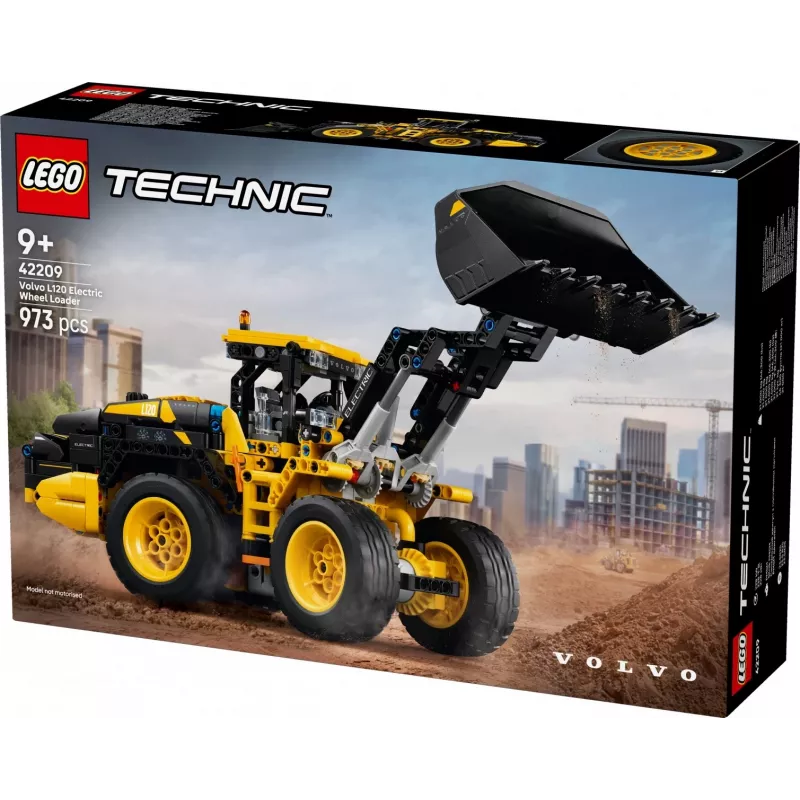 LEGO Technic Volvo L120 Elektro-Radlader Modell 42209, 973 piezas, para niños a partir de 9 años, 140×110×350 mm