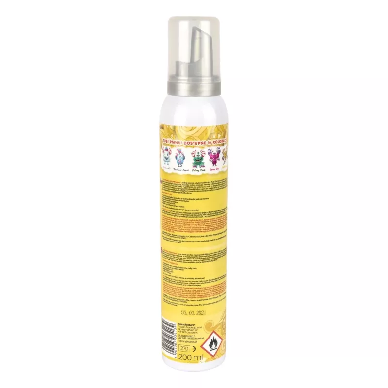 Juguete espuma de baño Tuban TUBI FOAM amarillo 200 ml