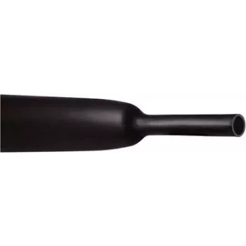 CellPack 240170 Tubo termorretráctil sin adhesivo negro 32 mm relación de contracción 4:1 1 m (240170)