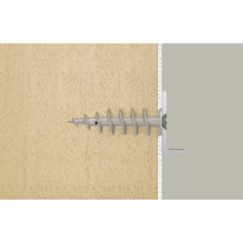 Taco roscado Fischer 570349 FID II Plus 80mm Blanco 25 uds.