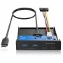 GrauGear G-MP02 - Universal - tapa frontal - negra - 102 mm - 102 mm - 25 mm