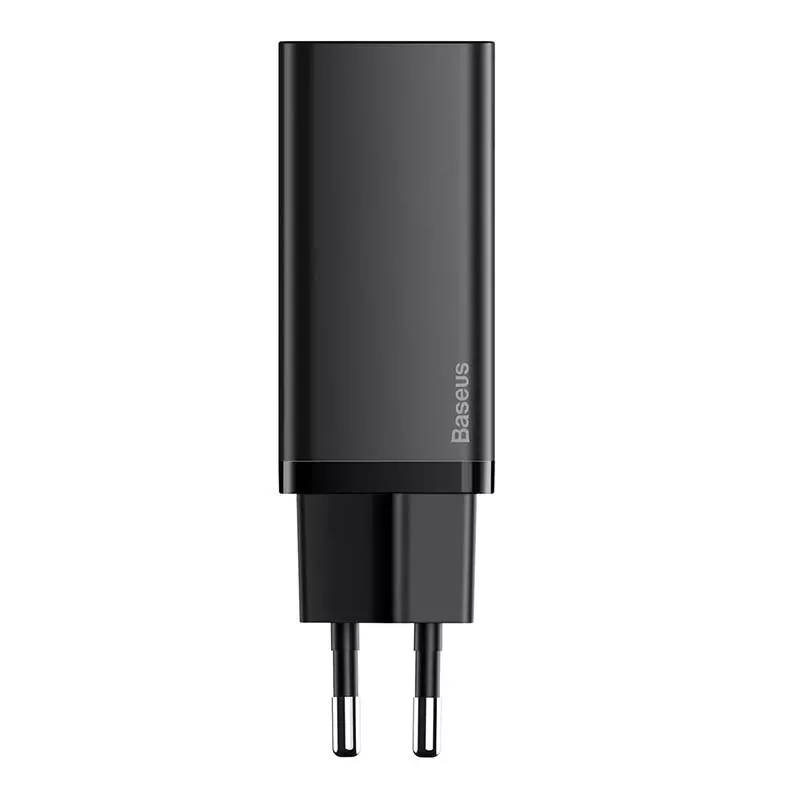 Baseus CCGAN2L-B01 Cargador para dispositivos móviles universal negro AC carga rápida para interiores
