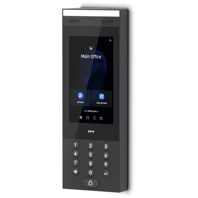 Soporte Ubiquiti UACC-Intercom-WM negro 122,5 mm de ancho 324,8 mm de alto
