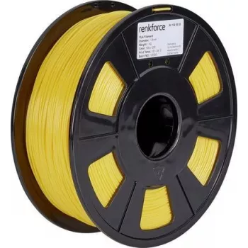 Material de impresión 3D Renkforce RF-4511202 ácido poliláctico (PLA) amarillo 1 kg (RF-4511202)