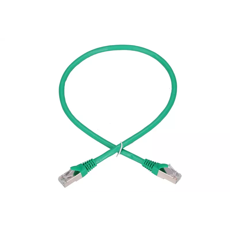 Cable de red Extralink LAN cable de parcheo Cat.6 FTP RJ-45 Cat6 0,5 m verde