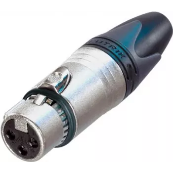Neutrik NC3FXX-EMC Accesorio de conectividad negro