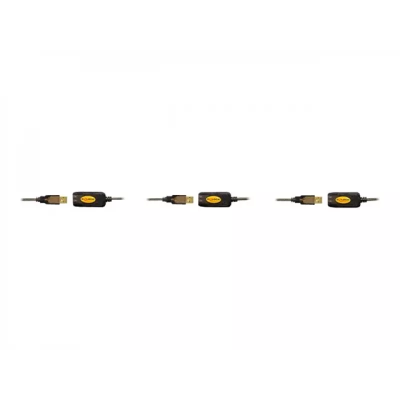 Cable USB DeLOCK 82446 USB 2.0 10 m Negro