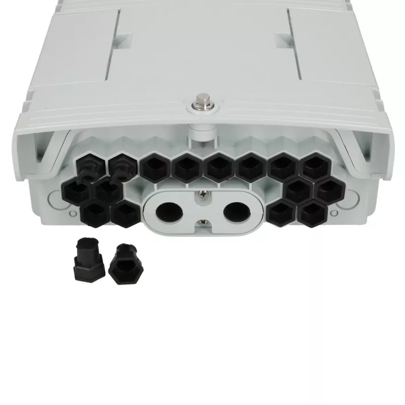 Caja de empalme de fibra óptica Extralink John, 16 empalmes