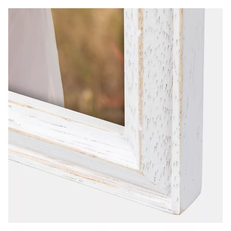 Marco de fotos de madera ZEP Rosel White 13x18 AC257W