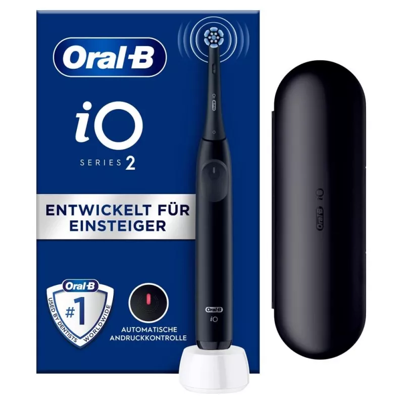 Cepillo dental eléctrico Oral-B iO SERIE 2 para adultos, negro