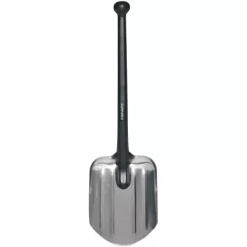 Fiskars 1001574 pala/cuchara paleta de jardín plástico, acero negro, acero inoxidable