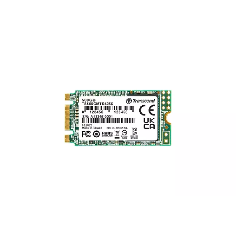 Unidad SSD Transcend 500 GB M.2 Serial ATA III TS500GMTS425S