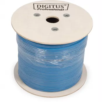 Cable de instalación DIGITUS Cat.6A U/FTP, 500 m, simplex, Eca