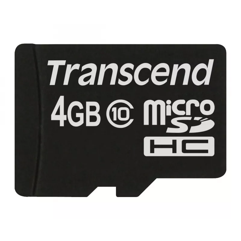Memoria flash Transcend 4GB MicroSDHC Class 10 TS4GUSDC10