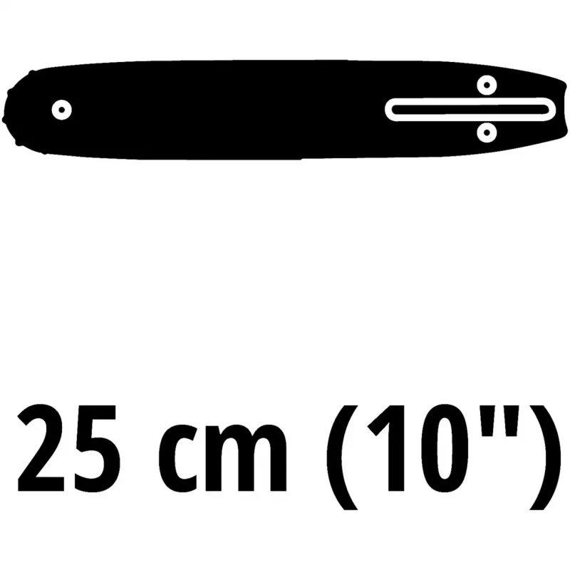 Guía de sierra maciza Einhell 4500363 25 cm