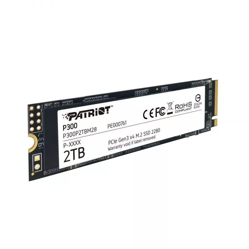 Unidad SSD Patriot Memory 2 TB M.2 PCI Express 3.0 NVMe P300