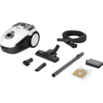 Aspirador cilíndrico Karcher VC 2, 700 W, 2,8 L bolsa, HEPA 13, 76 dB, 5,1 kg