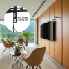Soporte de pared para TV Maclean MC-412 32 -70 VESA 400x400 45kg inclinable universal ajustable nivel y accesorios de montaje