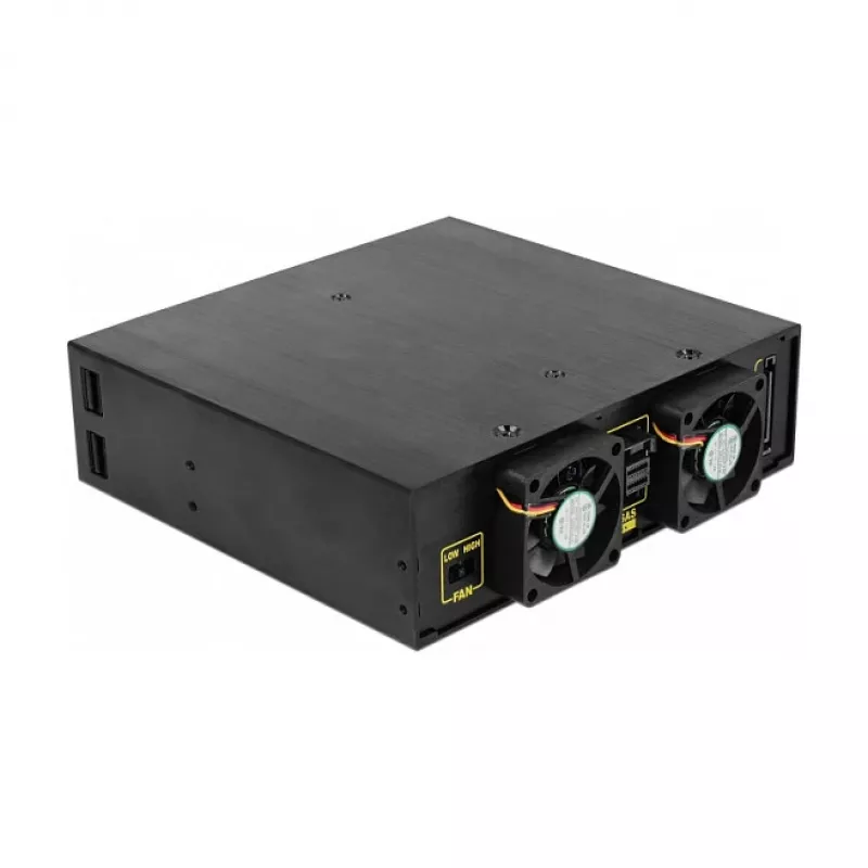 Embellecedor de unidad DeLOCK 47233 negro