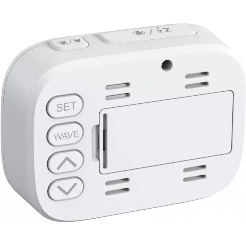 Despertador digital SENCOR SRC 2200 con pantalla LED y respaldo de batería