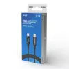 Savio CL-174 cable USB-C a USB-C, 100 W, Power Delivery/Quick Charge, pantalla digital, 1 m, verde