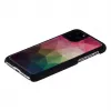 Funda protectora para smartphone iKins para iPhone 11 Pro con diseño de flores acuáticas, negra