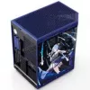 Caja de ordenador HYTE Y70 Hoshimachi Suisei azul cristal templado — caja mid-tower ATX con paneles de cristal templado