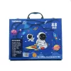 Set de pintura artística Extralink Blue Astronaut — 88 piezas (colores, pinceles, accesorios)