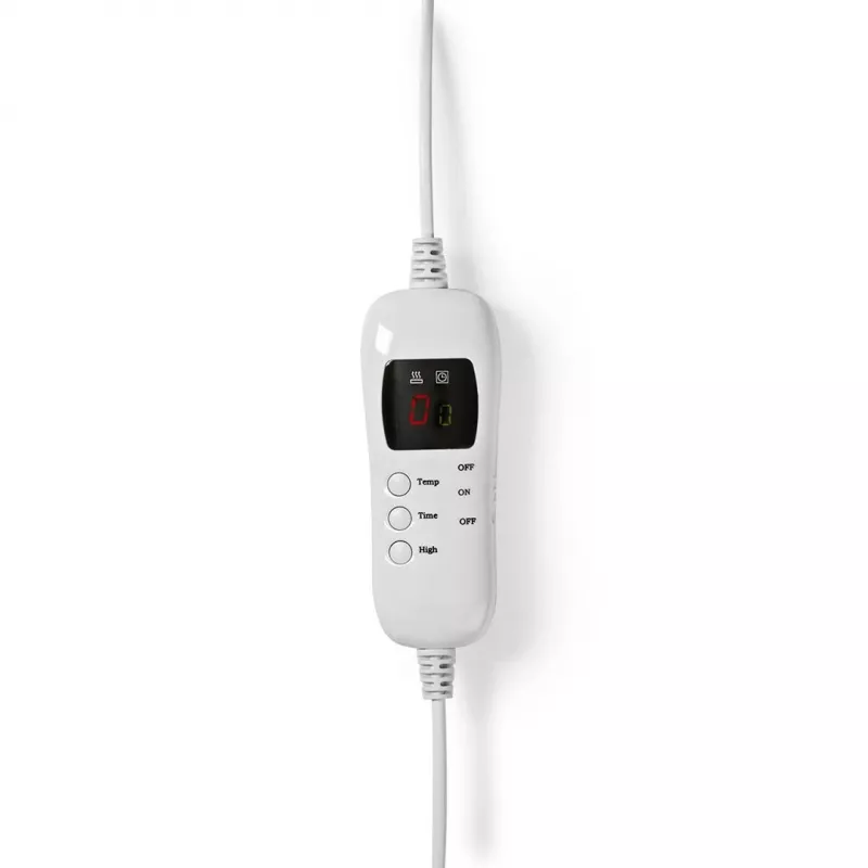 Manta eléctrica Nedis PEBL130CWT2, 160 x 140 cm