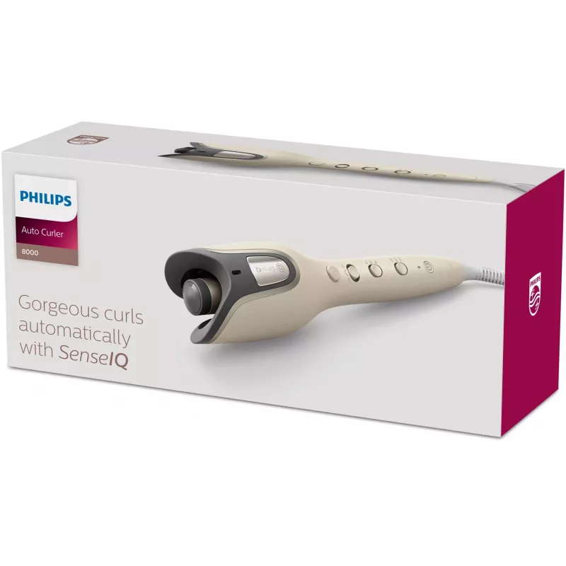 Philips serie 8000 BHB887/00 aparato de estilismo rizador Warm Beige 2 m