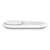 Belkin WIZ021VFWH - base de carga inalámbrica 2 en 1 con tecnología Qi2 15 W, blanca