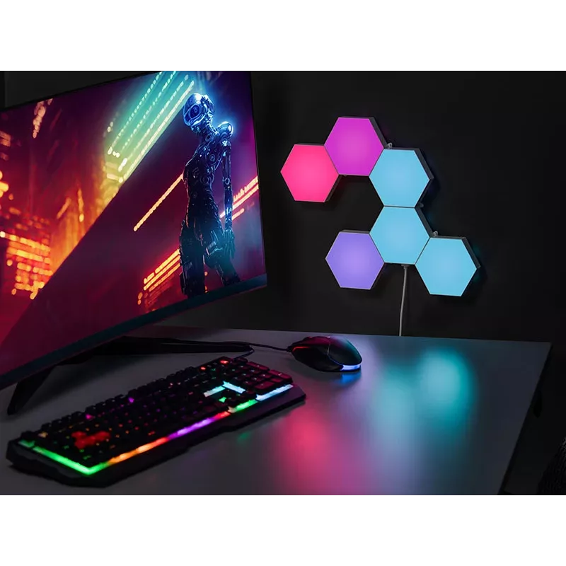 Panel LED RGB empotrable TRACER Smart Hexagon Tracer 47256 Ambience TRAOSW47256