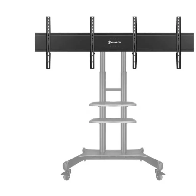 Soporte de panel doble VESA ajustable en altura ONKRON ADV1881-B compatible con VESA 75x75 y 100x100