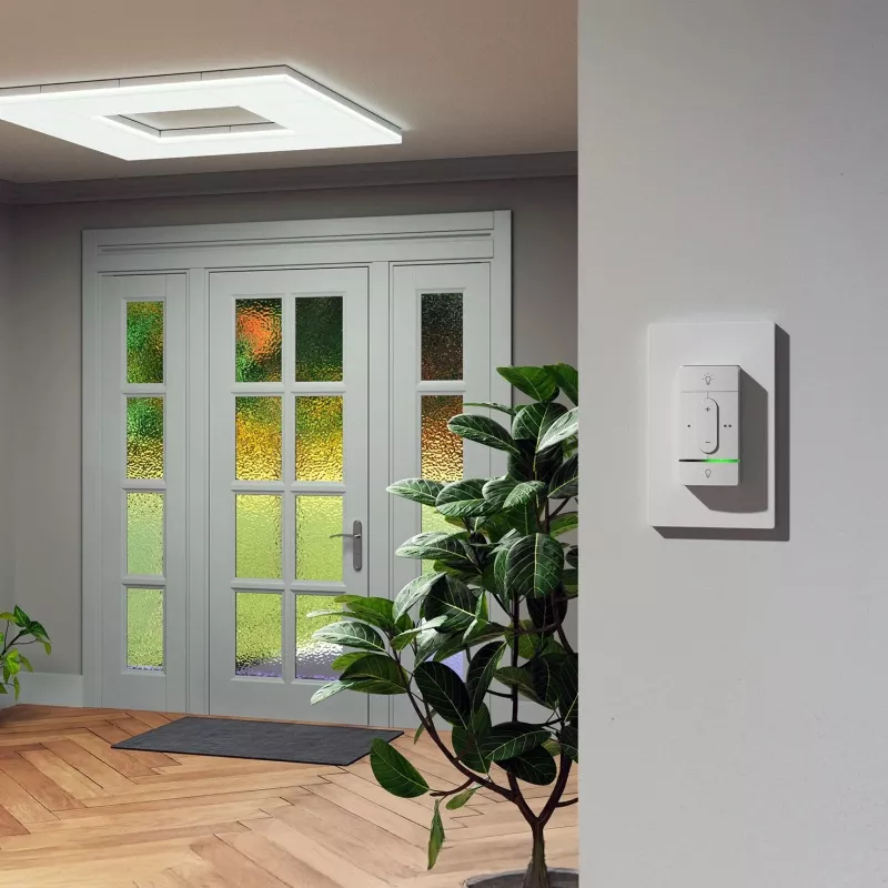Interruptor inalámbrico inteligente Nanoleaf N4400C02-1BUT — a pilas, control personalizable para luces y dispositivos inteligentes