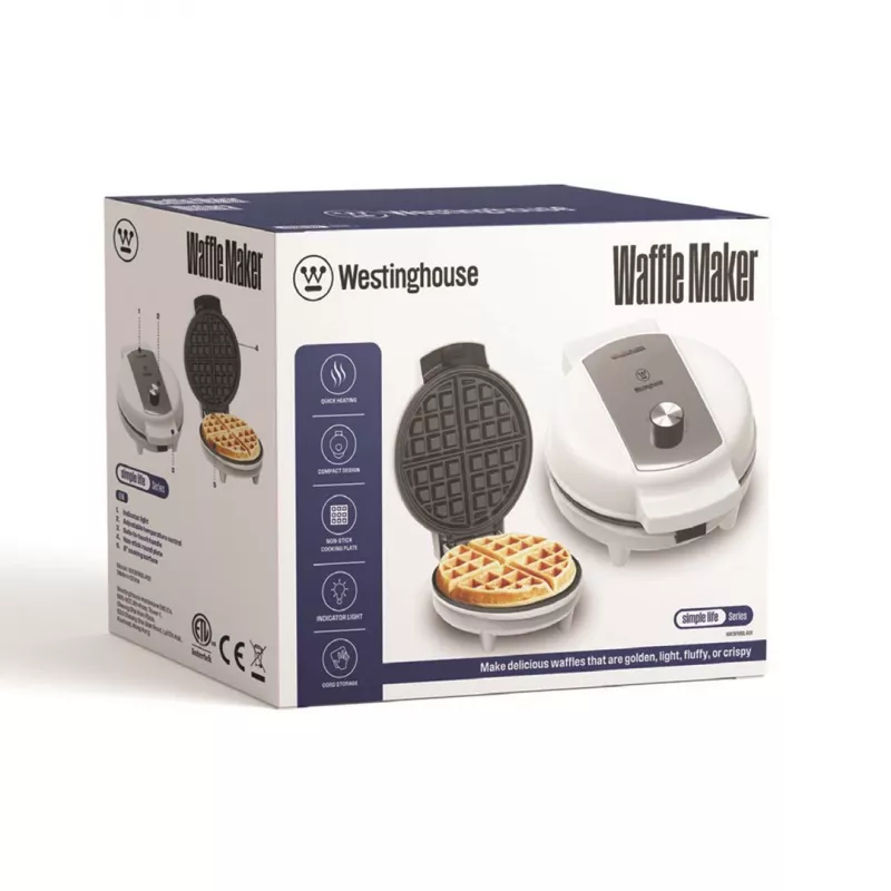 Gofrera Westinghouse WKWMSL402 — gofrera eléctrica, electrodoméstico de sobremesa compacto