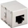 Conector/hembra RJ45 Goobay Wentronic CAT 5e – para redes de hasta 100 MHz, apantallado (15027)