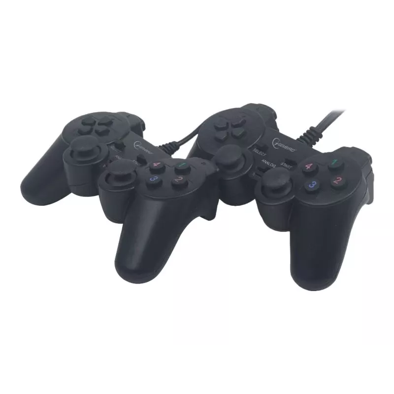 GEMBIRD JPD-UDV2-01 - Mando de juego - 10 botones - con cable (pack de 2) - para PC (JPD-UDV2-01)