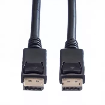 Value cable de conexión DisplayPort conector macho DisplayPort, conector macho DisplayPort 1,50 m negro 11.99.5767 apantallado