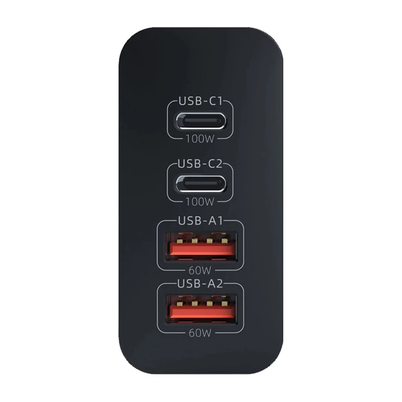 Cargador de red BlitzWolf BW-S29 120W negro — fuente de alimentación USB, carga rápida multipuerto
