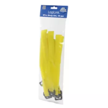 LogiLink - Bridas - 30 cm - Amarillo (pack de 10)
